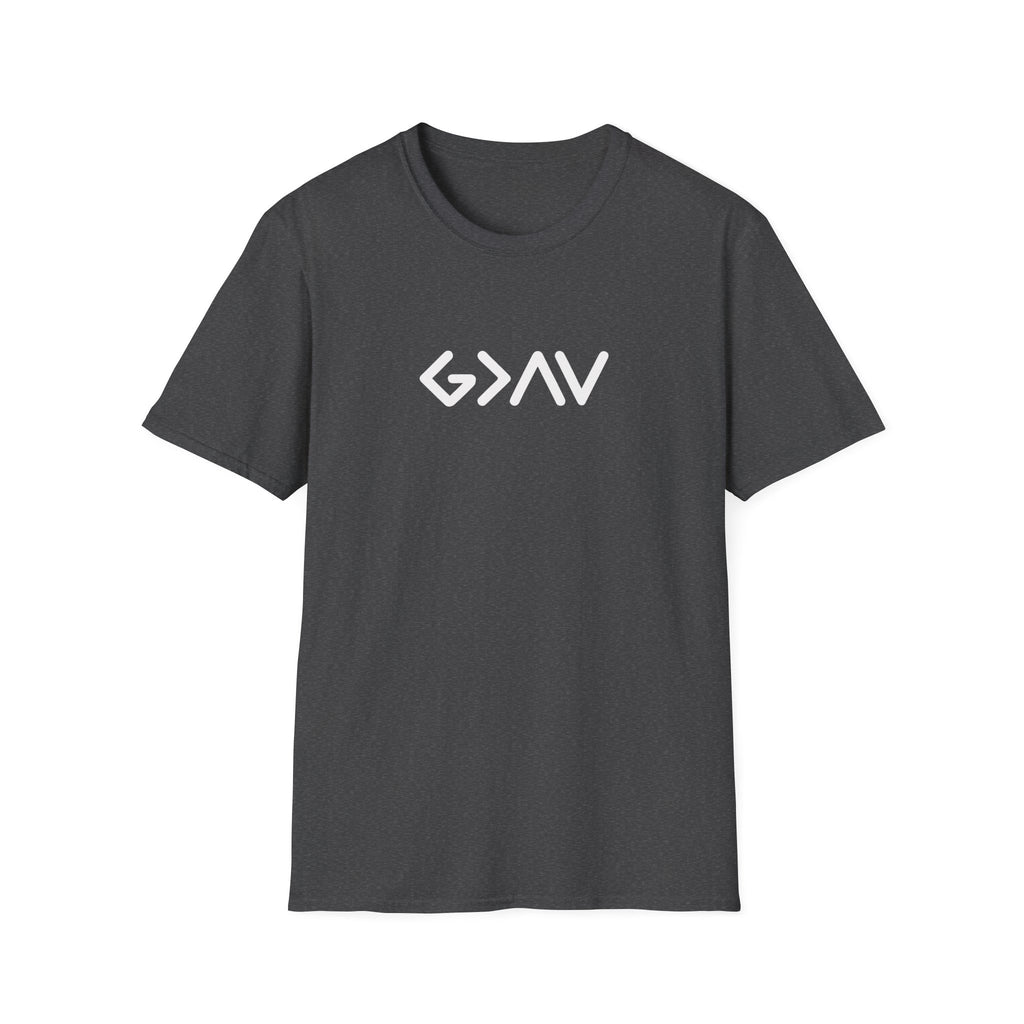 God is greater than the highs and lows - T-Shirt