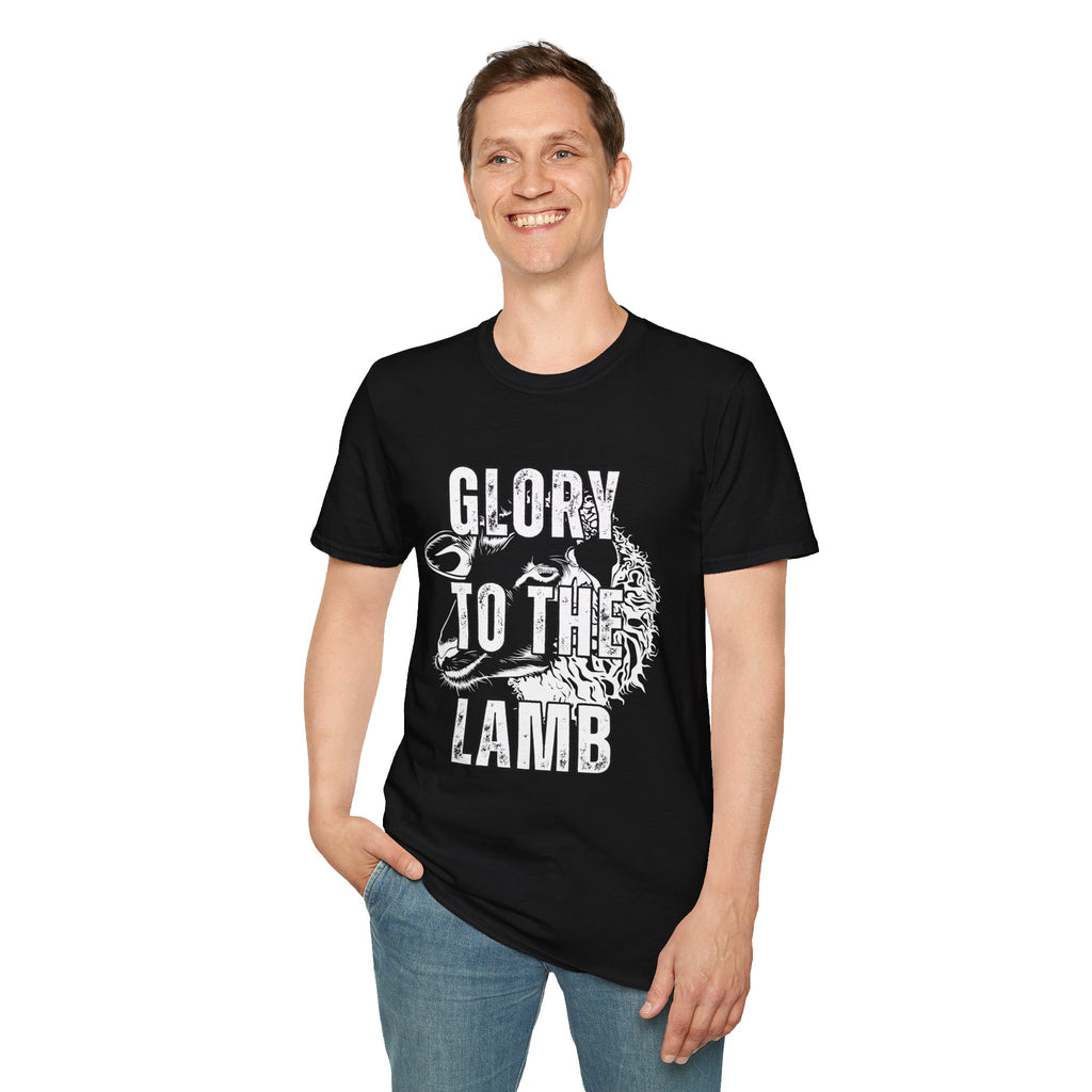 Glory to the Lamb - Softstyle T-Shirt
