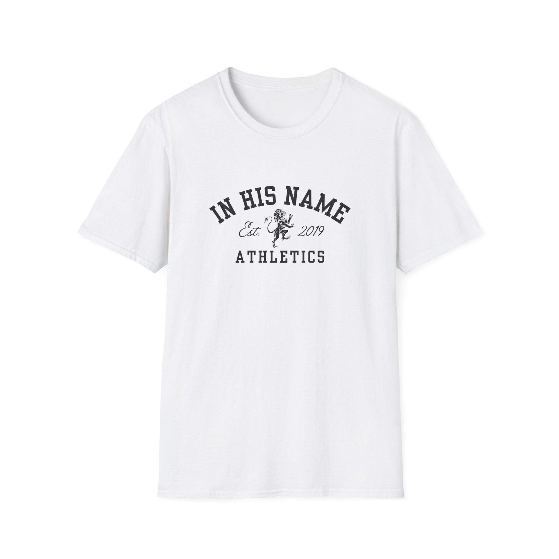 In His Name Athletics - Softstyle T-Shirt