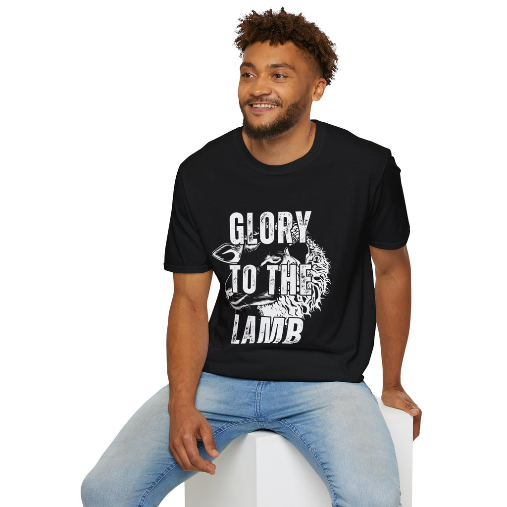 Glory to the Lamb - Softstyle T-Shirt