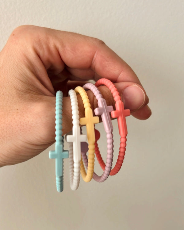 5-Pack Cross Bracelets [$90 Value]