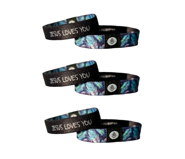 JESUS LOVES YOU | 3-PACK Reversible Bracelets