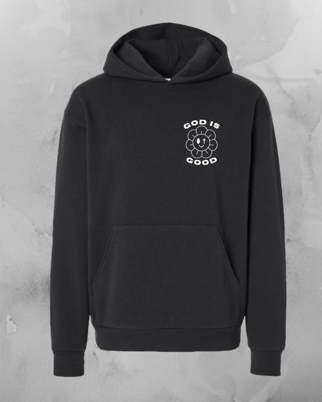 God is Good Hoodie - Black (FREE Mystery 10-Pack Included)($225 Value!) - Christian Bracelets and Apparel - In His Name Company Products