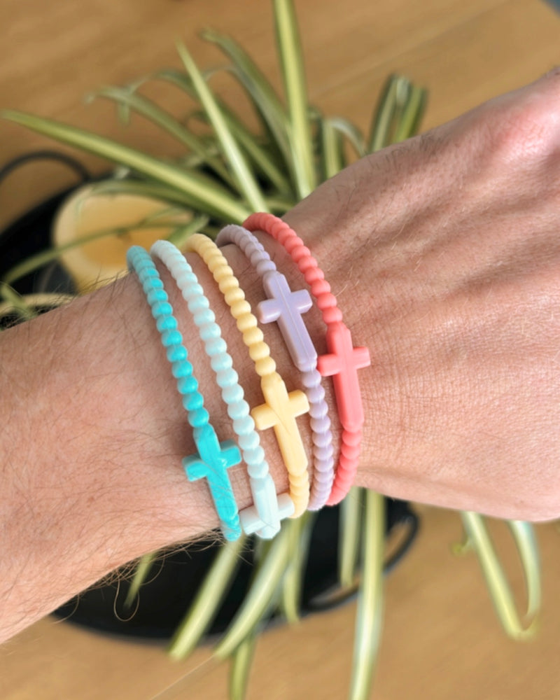 5-Pack Cross Bracelets [$90 Value]