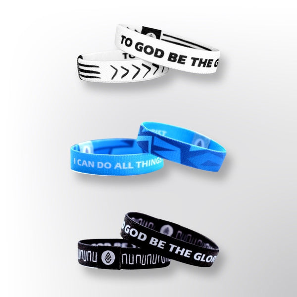 GLORY | 3-PACK Reversible Bracelets - Christian Bracelets and Apparel - In His Name Company Products