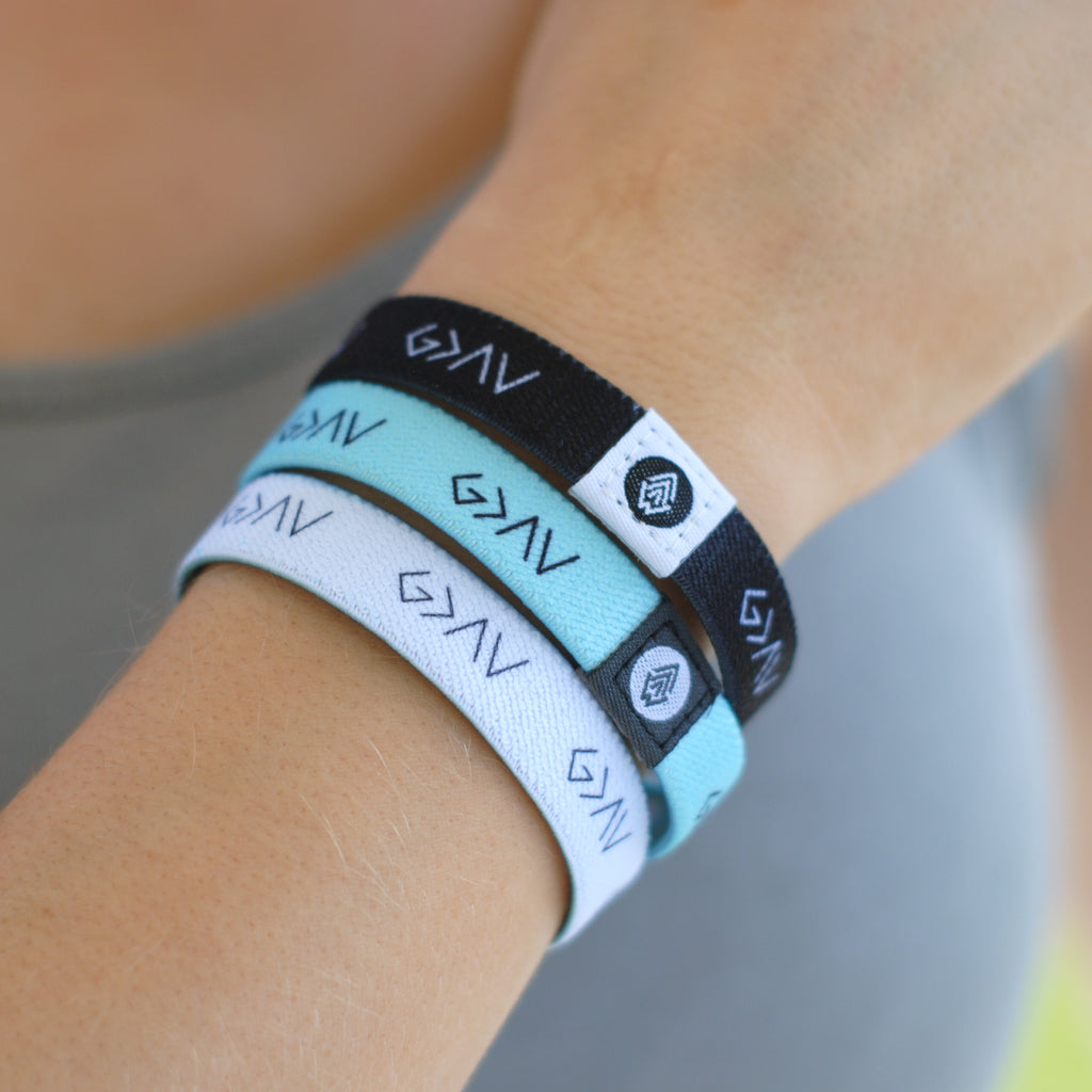 3-PACK | "God is Greater" Reversible Bracelets [White/Black/Mint] - Christian Bracelets and Apparel - In His Name Company Products