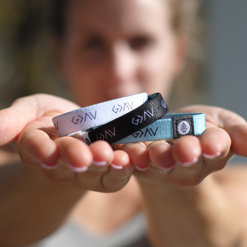 3-PACK | "God is Greater" Reversible Bracelets [White/Black/Mint] - Christian Apparel and Accessories - Ascend Wood Products