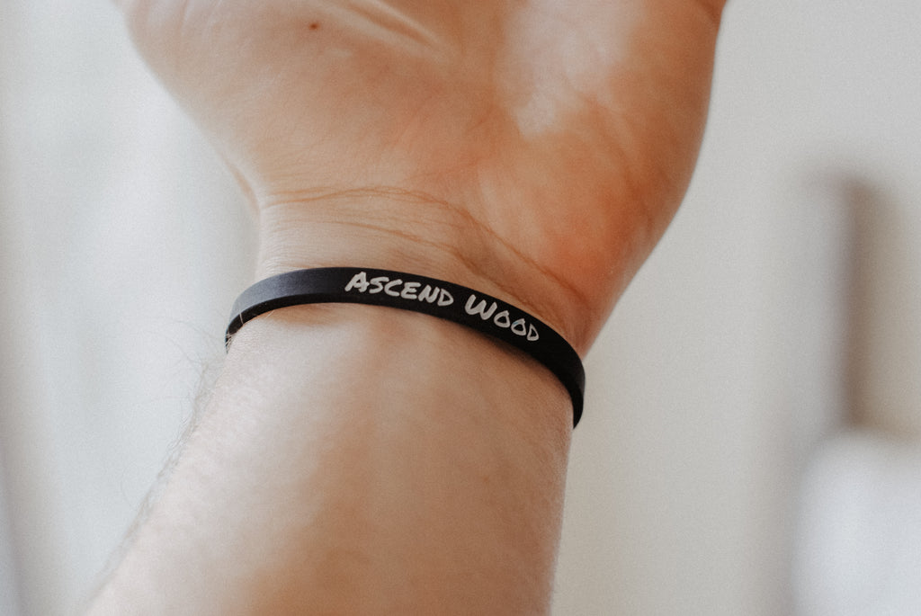 Slave to Christ (2 Pack) - Thin Silicone Wristbands - Christian Bracelets and Apparel - In His Name Company Products