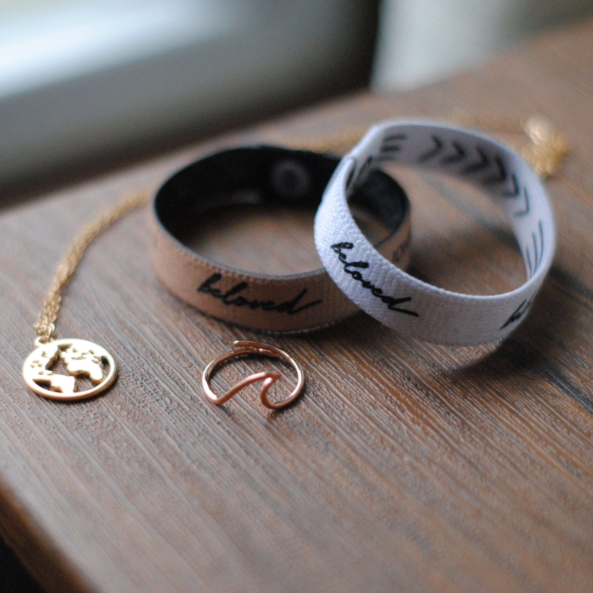 Variety Jewelry Bundle | [1 Necklace + 1 Ring + 2 Bracelets] - Christian Bracelets and Apparel - In His Name Company Products