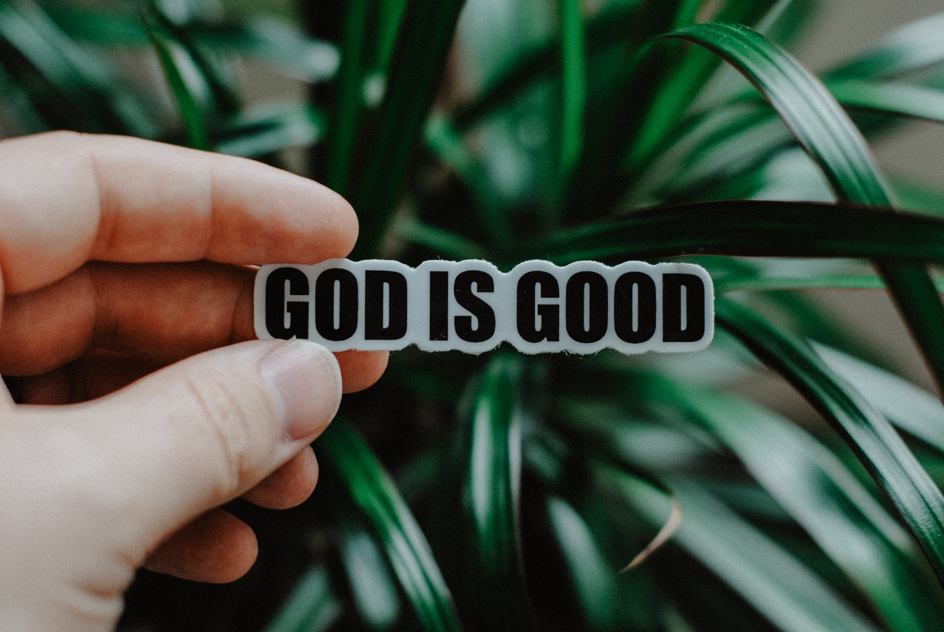 God is Good - Decal Sticker - Christian Bracelets and Apparel - In His Name Company Products