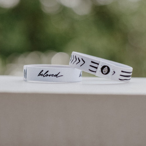 2-Pack | "Beloved" Reversible Wristband - Christian Bracelets and Apparel - In His Name Company Products
