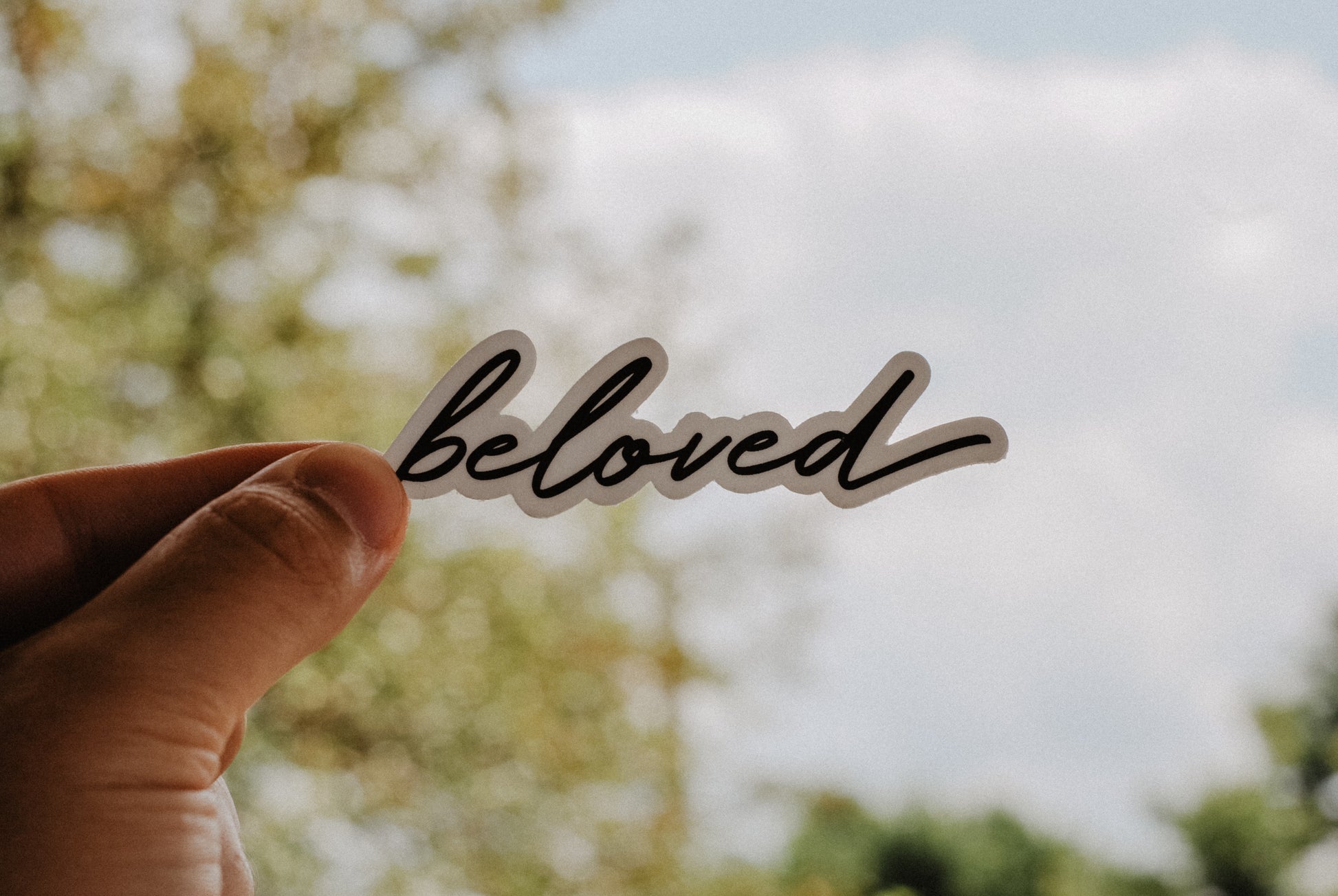 Beloved - Decal Sticker - Christian Bracelets and Apparel - In His Name Company Products