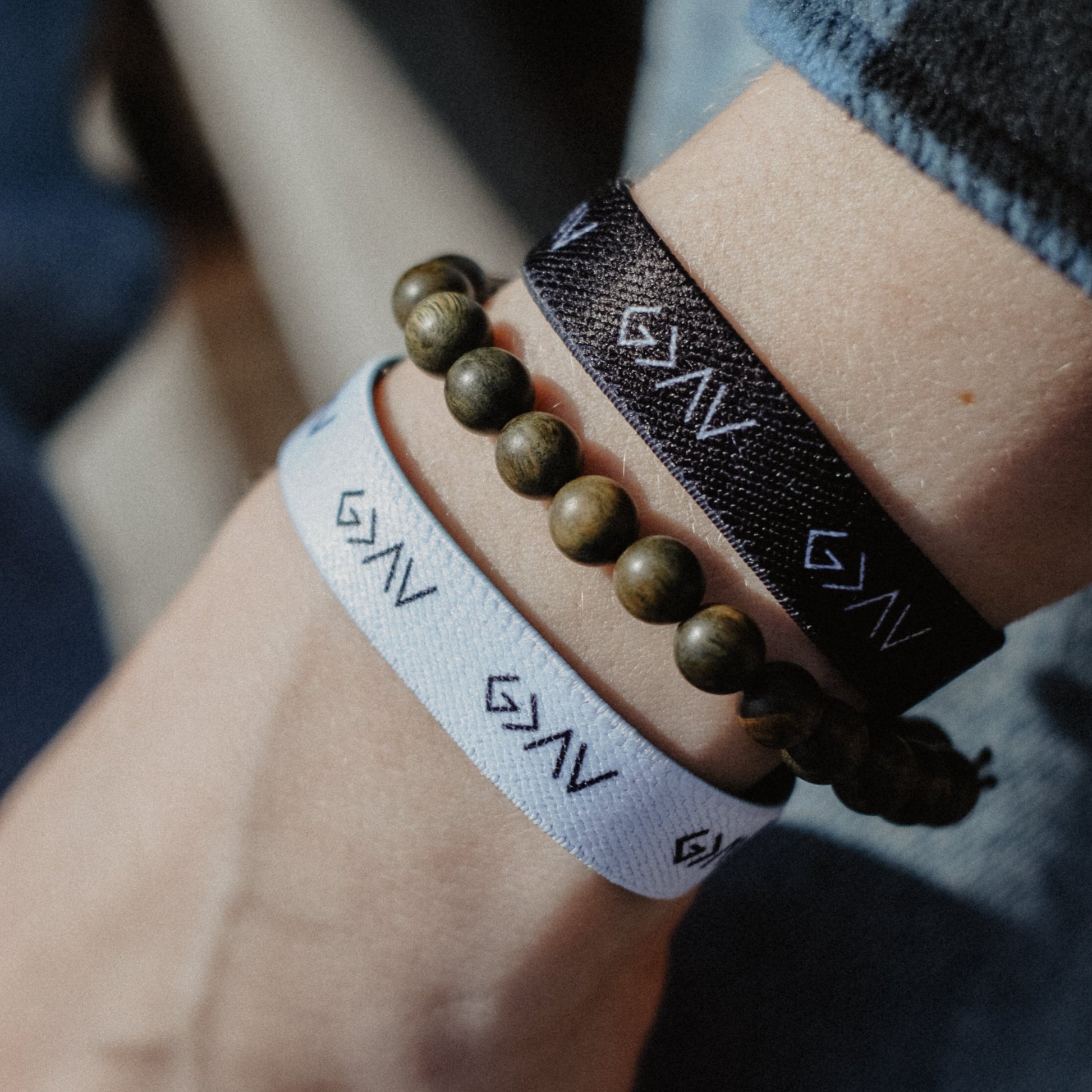 NEW 3-PACK | 'God is Greater' + Handmade Wooden Bracelet - Christian Bracelets and Apparel - In His Name Company Products