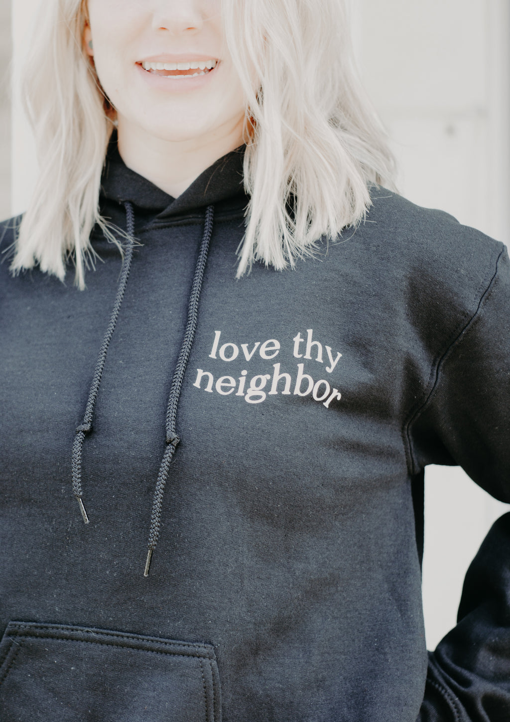 Love Thy Neighbor Hoodie - (FREE Mystery 10-Pack Included) ($225 Value!) - Christian Bracelets and Apparel - In His Name Company Products