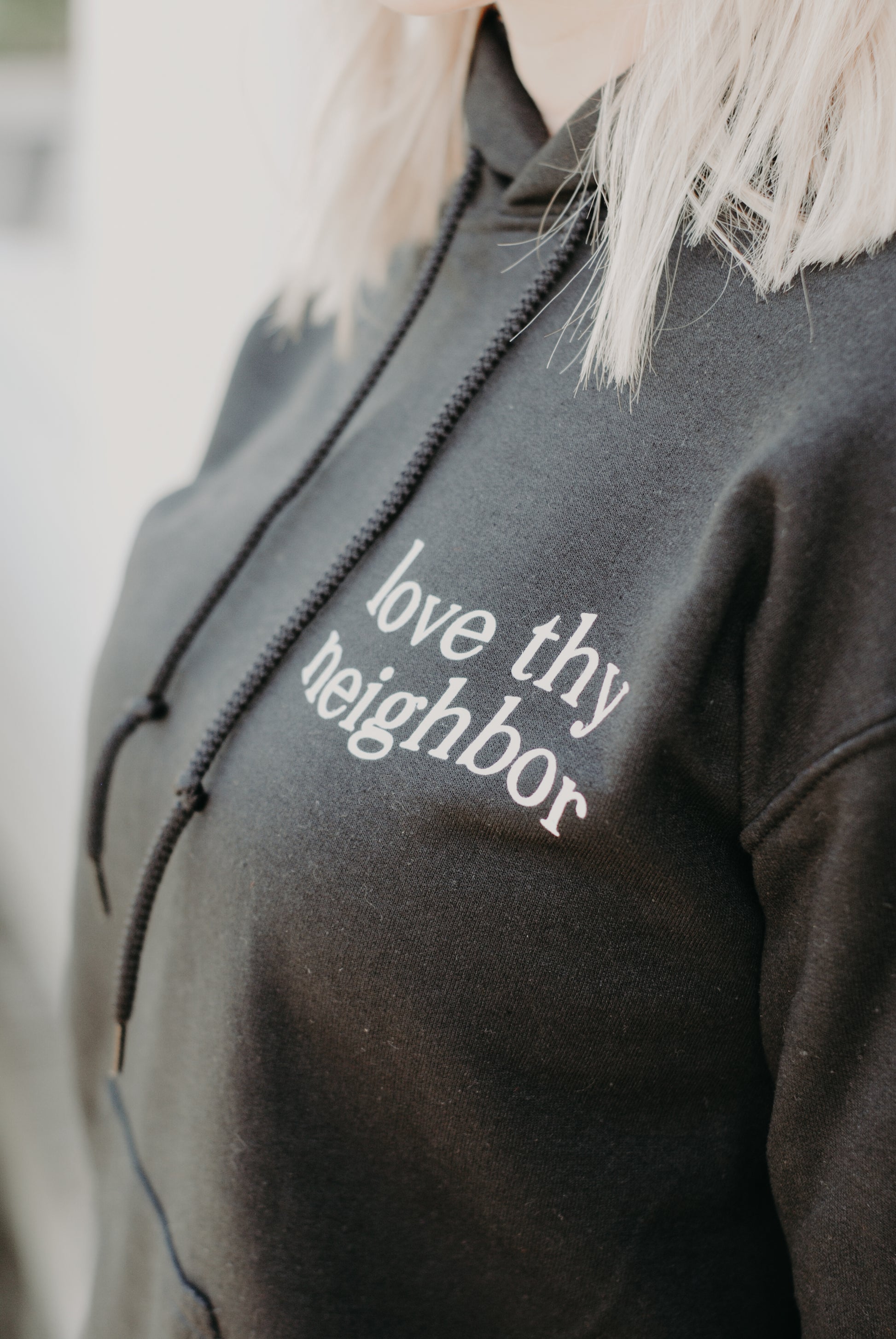 Love Thy Neighbor Hoodie - (FREE Mystery 10-Pack Included) ($225 Value!) - Christian Bracelets and Apparel - In His Name Company Products