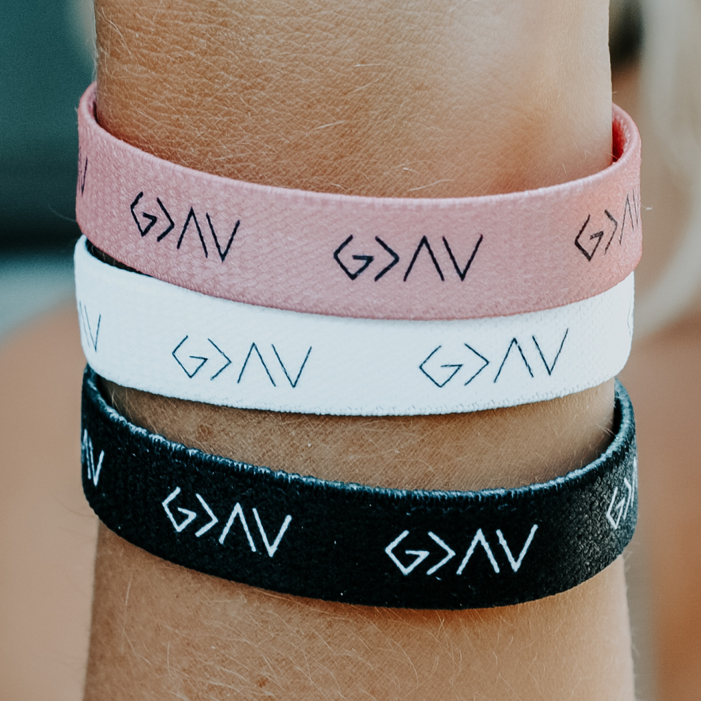 3-PACK | "God is Greater" Reversible Bracelets - Christian Bracelets and Apparel - In His Name Company Products