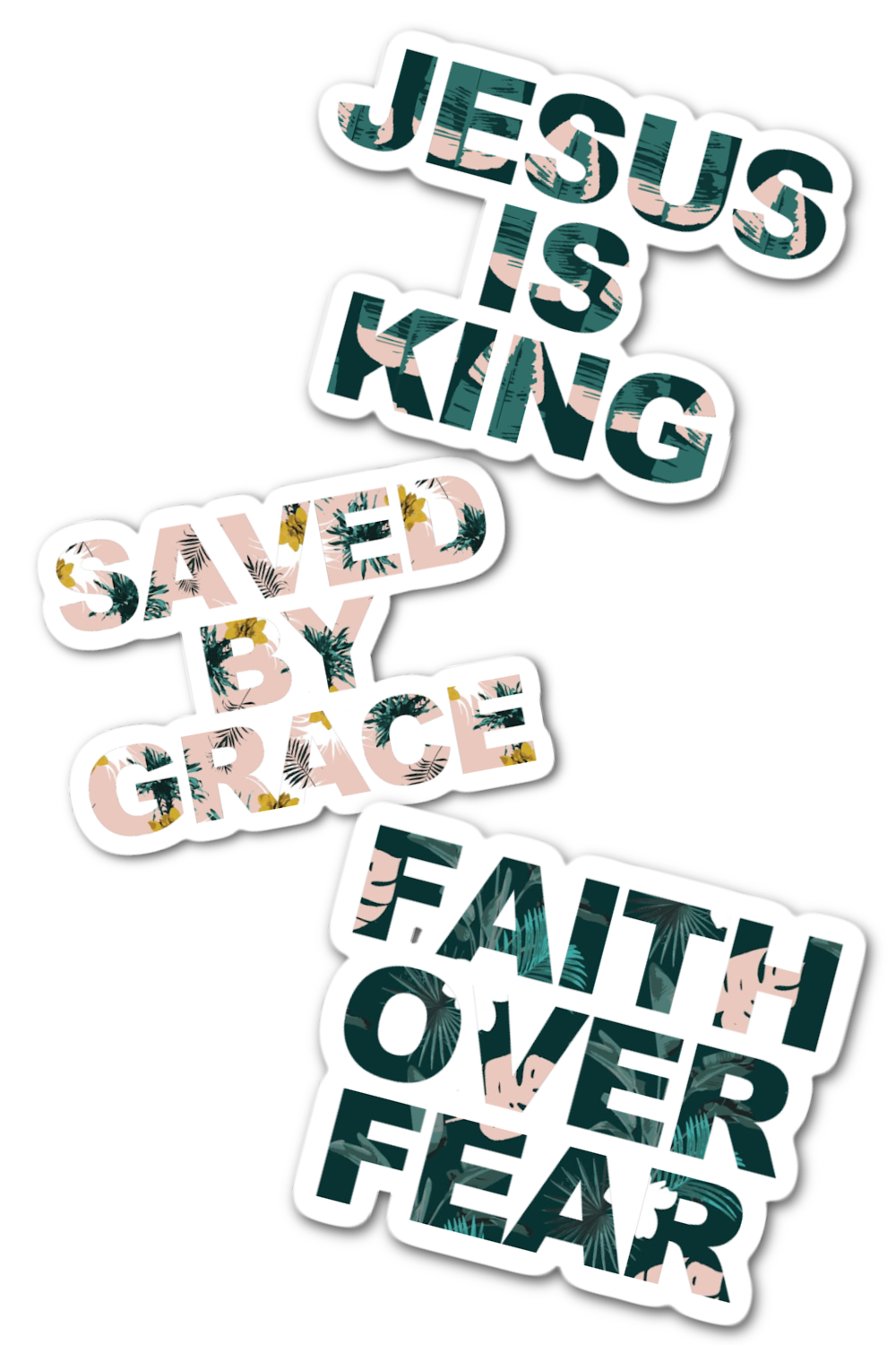 “Have Faith” Sticker 3-Pack - Christian Bracelets and Apparel - In His Name Company Products