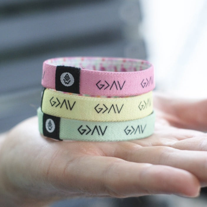 God is Greater 10-Pack Reversible Bracelets - Christian Bracelets and Apparel - In His Name Company Products