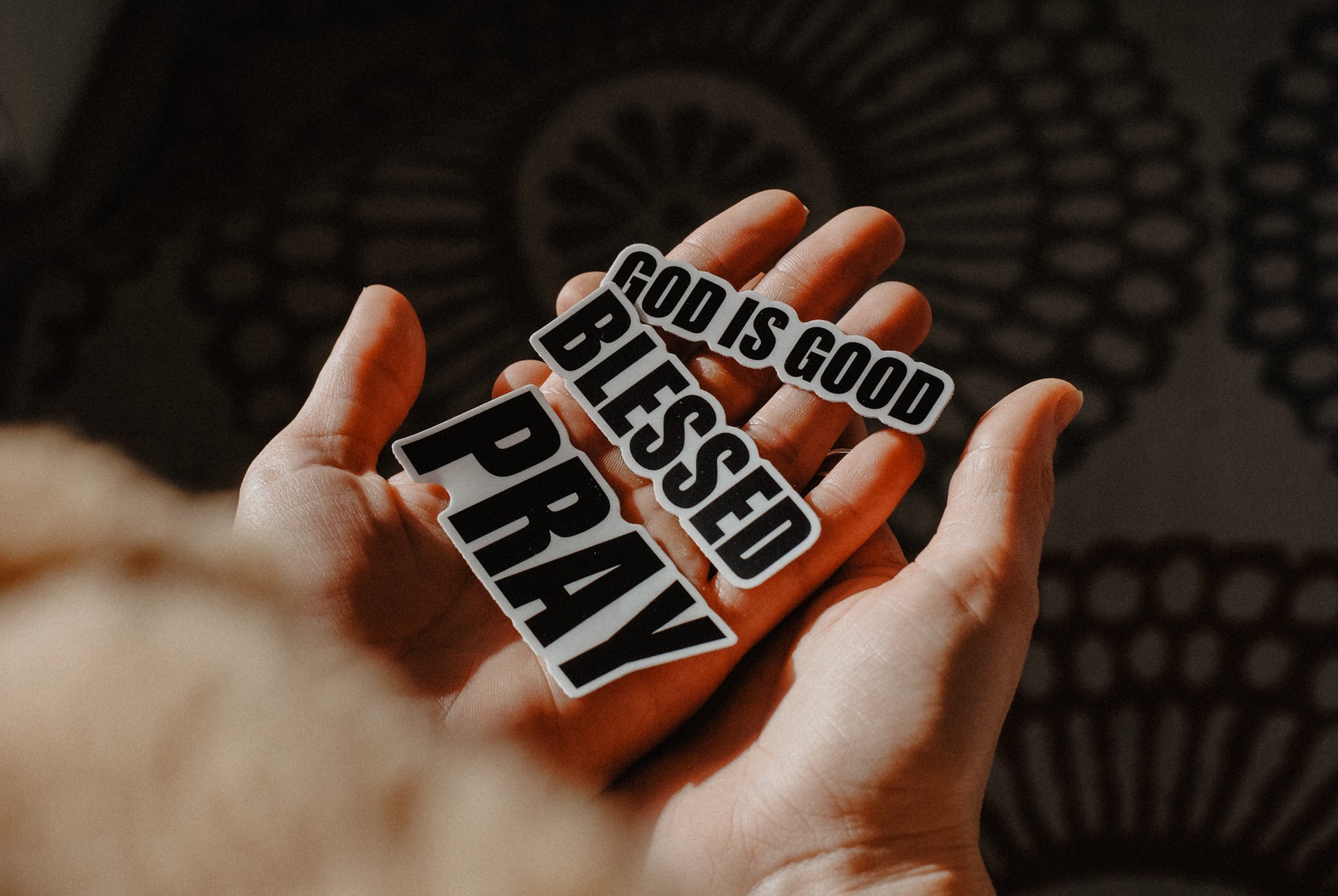 NEW Good God [3-Pack] Decal Stickers - Christian Bracelets and Apparel - In His Name Company Products