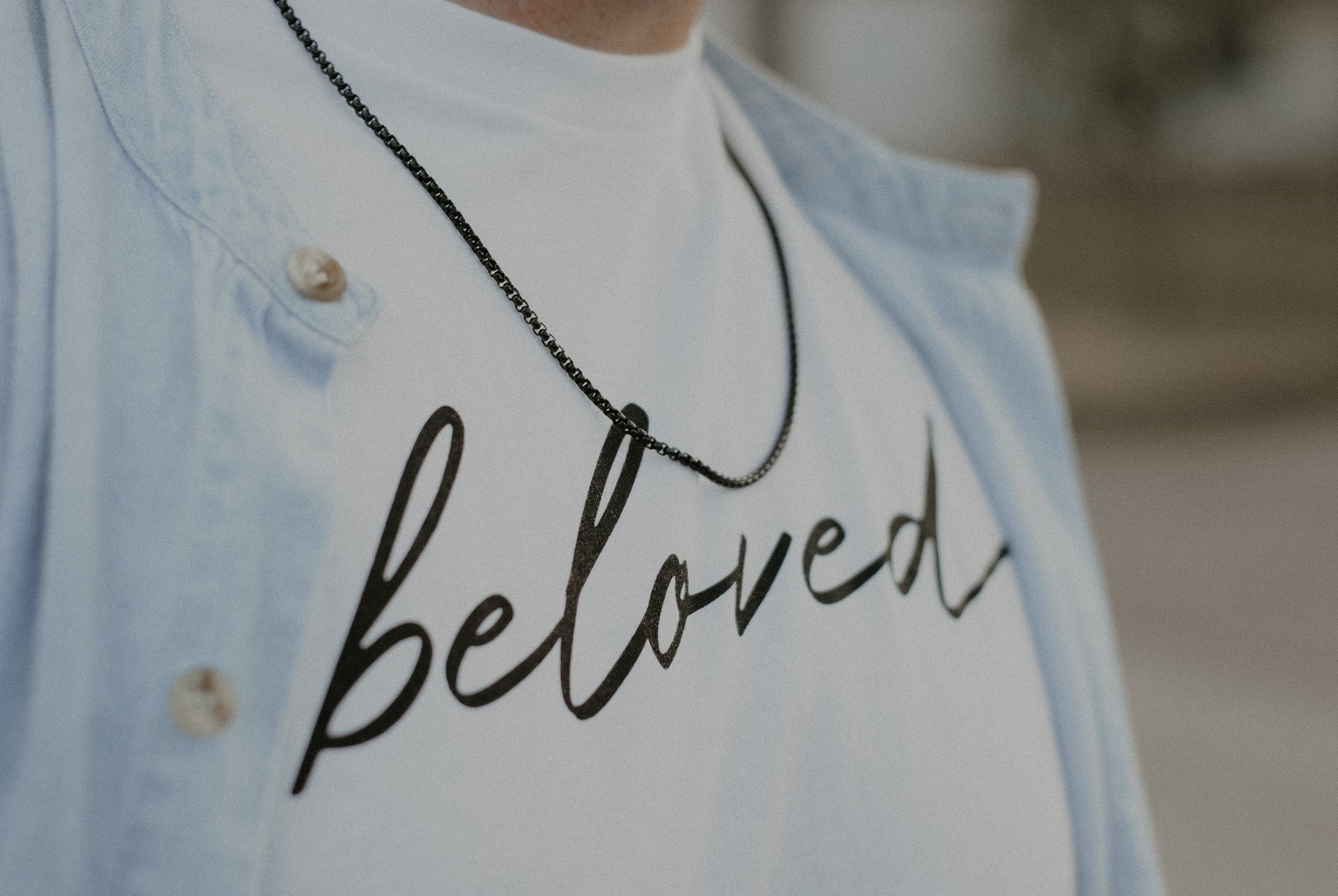 Chain Link Necklace - Christian Bracelets and Apparel - In His Name Company Products